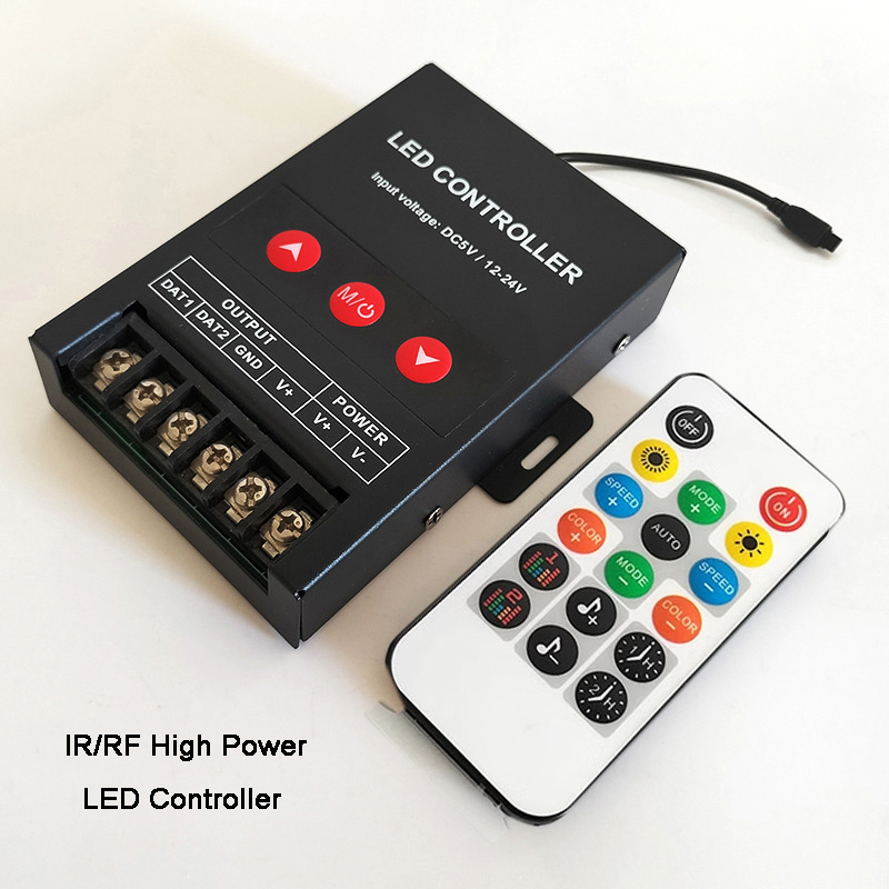 Bluetooth Addressable LED Strips High Power LED Music Controller Bluetooth Addressable LED Strips High Power LED Music Controller